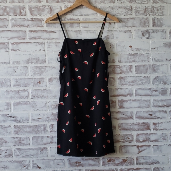 ASOS Dresses & Skirts - ASOS Black Watermelon Mini Dress with Cutouts